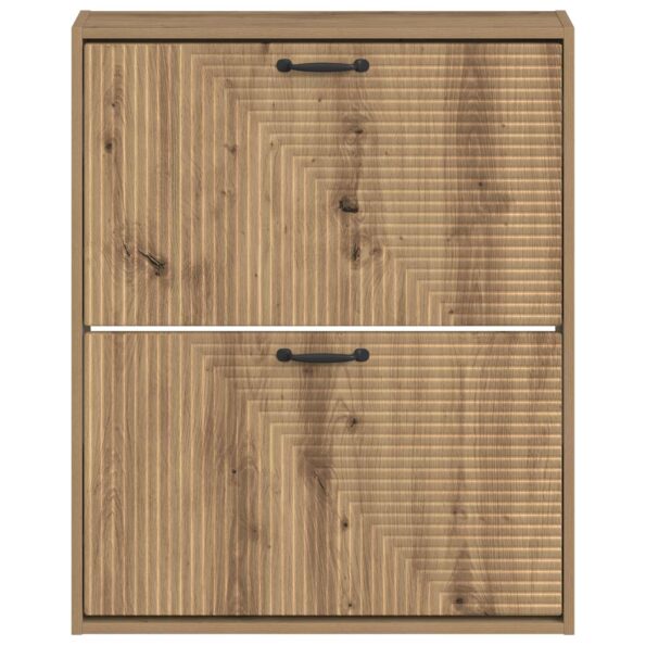 vidaXL Nástenný botník HAARLEM 71 x 17 x 86 cm Kompozitné drevo – Obrázok 3