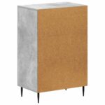 vidaXL Skriňa na topánky HAARLEM 59,5 x 39,5 x 89,5 cm Betónovo sivá – Obrázok 5