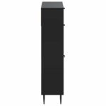 vidaXL Skriňa na topánky HAARLEM 78 x 24 x 103 cm Kompozitné drevo – Obrázok 4