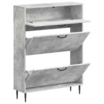 vidaXL Skriňa na topánky HAARLEM 78 x 24 x 103 cm Kompozitné drevo – Obrázok 2