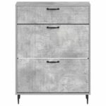 vidaXL Skriňa na topánky HAARLEM 78 x 24 x 103 cm Kompozitné drevo – Obrázok 3