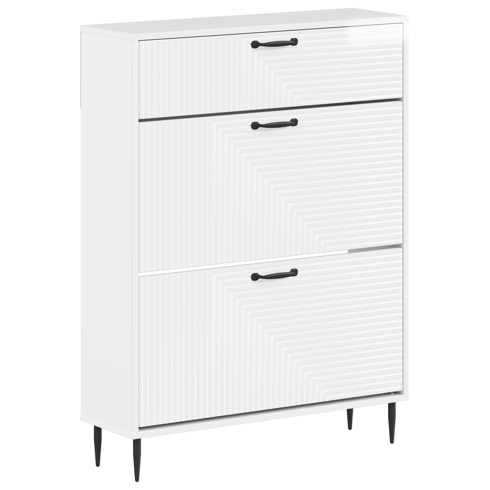 896879_1.jpg vidaXL Skriňa na topánky HAARLEM 78 x 24 x 103 cm Kompozitné drevo – Obrázok 1