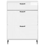 vidaXL Skriňa na topánky HAARLEM 78 x 24 x 103 cm Kompozitné drevo – Obrázok 3