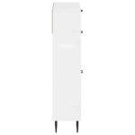 vidaXL Skriňa na topánky HAARLEM 78 x 24 x 103 cm Kompozitné drevo – Obrázok 4