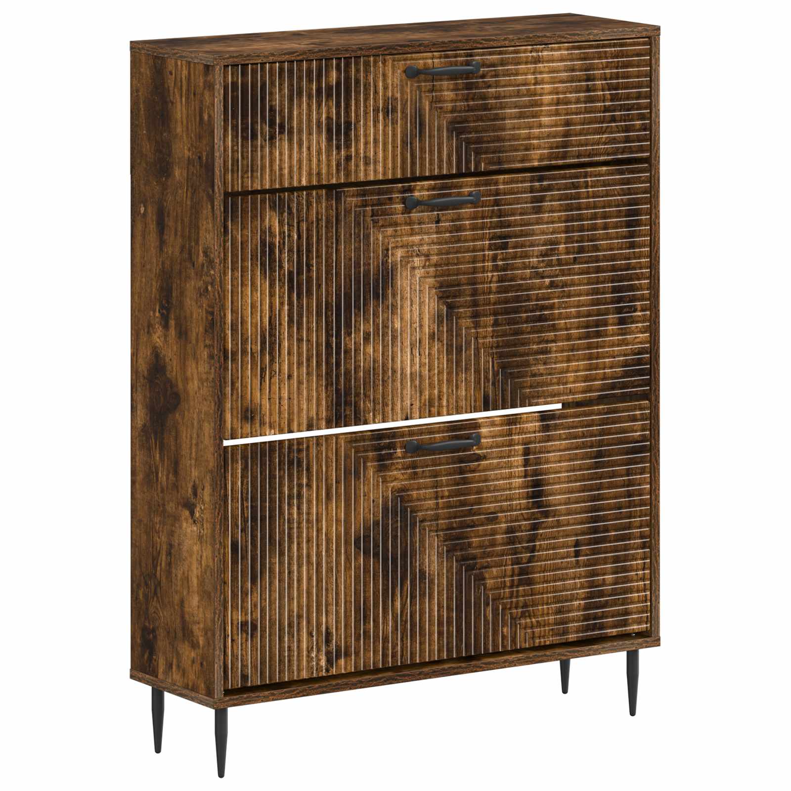 896880_1.jpg vidaXL Skriňa na topánky HAARLEM 78 x 24 x 103 cm Kompozitné drevo – Obrázok 1