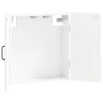 vidaXL Skriňa na terč HAARLEM Biela 52,5 x 10,5 x 53,5 cm – Obrázok 2