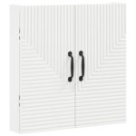 vidaXL Skriňa na terč HAARLEM Biela 52,5 x 10,5 x 53,5 cm – Obrázok 3