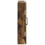 vidaXL Skriňa na terč HAARLEM Dymový dub 52,5 x 10,5 x 53,5 cm – Obrázok 4