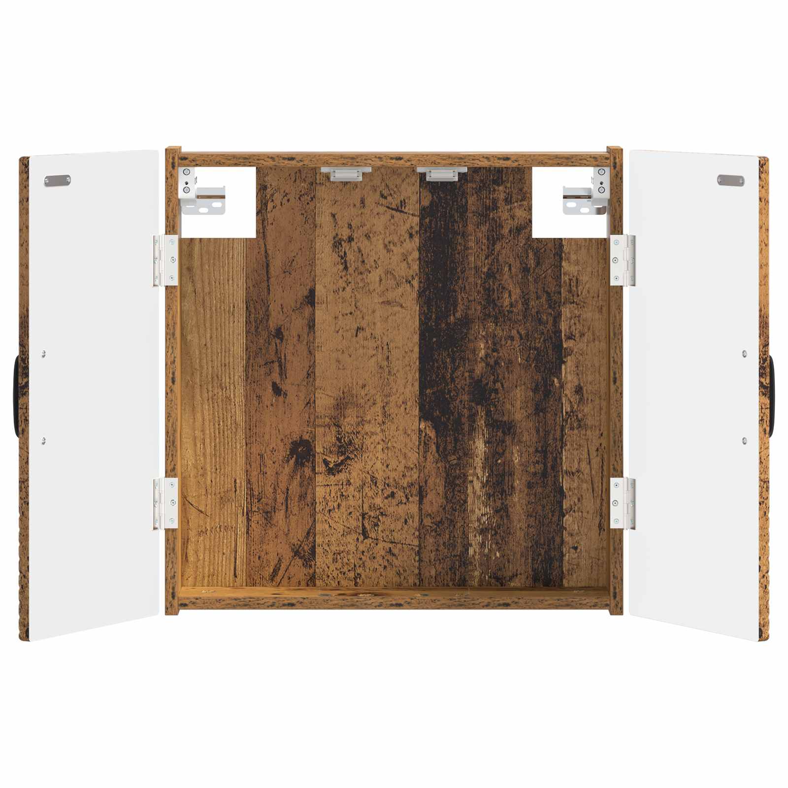 896893_1.jpg vidaXL Skriňa na terč HAARLEM Staré drevo 52,5 x 10,5 x 53,5 cm – Obrázok 1
