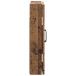 vidaXL Skriňa na terč HAARLEM Staré drevo 52,5 x 10,5 x 53,5 cm – Obrázok 4