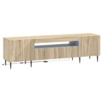 vidaXL LED TV kabinet Dub sonoma Kompozitné drevo