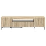 vidaXL LED TV kabinet Dub sonoma Kompozitné drevo – Obrázok 4