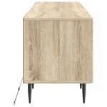 vidaXL LED TV kabinet Dub sonoma Kompozitné drevo – Obrázok 5