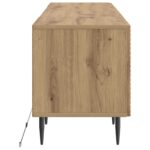 vidaXL LED TV kabinet Dub artisan Kompozitné drevo – Obrázok 5