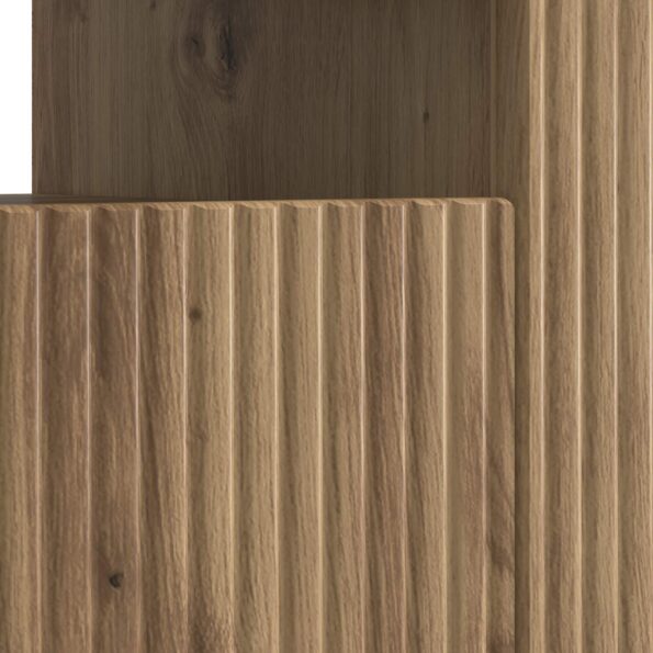 vidaXL LED TV kabinet Dub artisan Kompozitné drevo – Obrázok 7