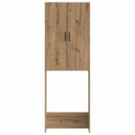 vidaXL Toaletná skriňa HAARLEM Dub artisan 66 x 25,5 x 190 cm – Obrázok 3