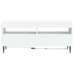 vidaXL LED TV kabinet Biela Kompozitné drevo – Obrázok 4