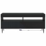vidaXL LED TV kabinet Čierna Kompozitné drevo – Obrázok 4