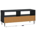 vidaXL LED TV kabinet Čierna Kompozitné drevo – Obrázok 6