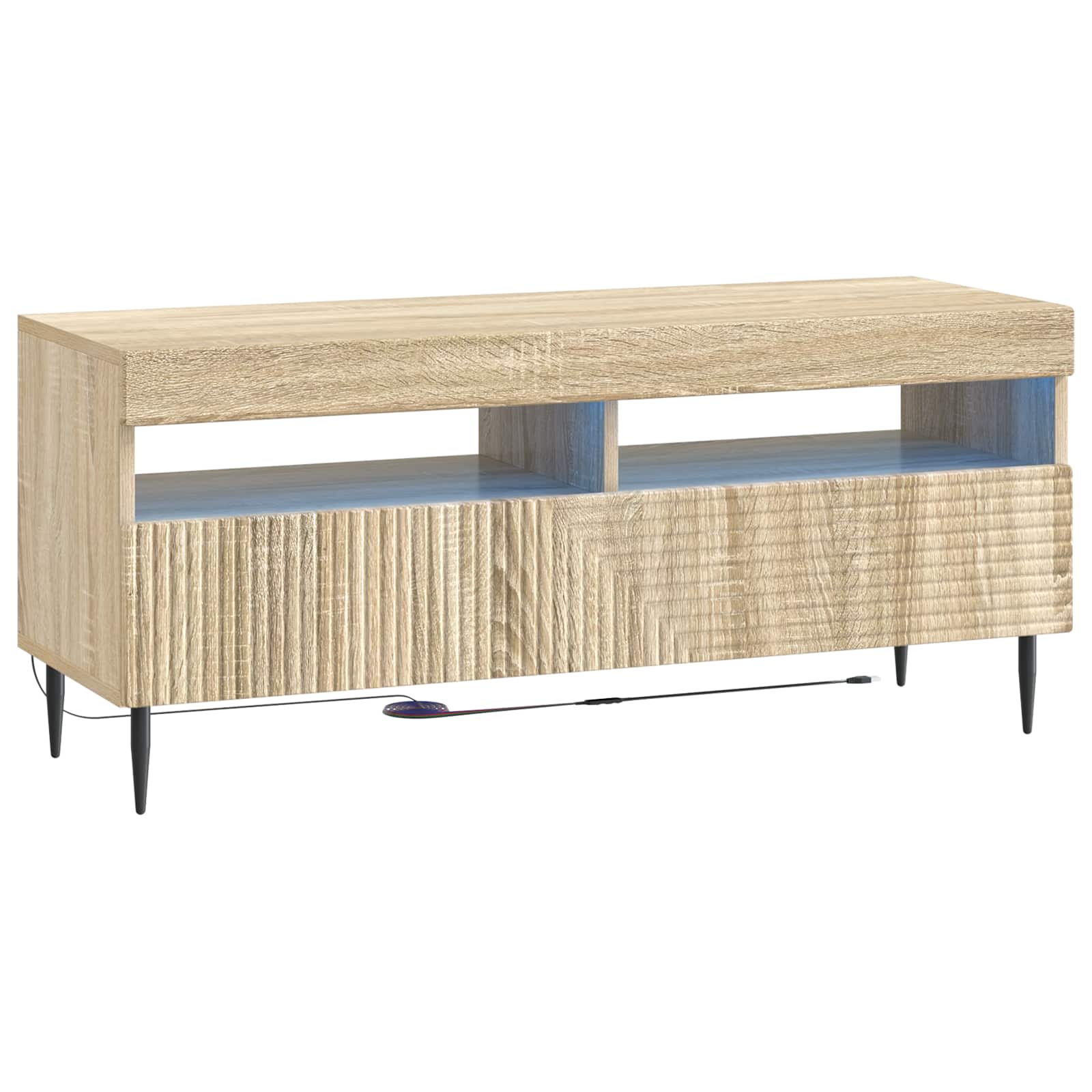 896987_1.jpg vidaXL LED TV kabinet Dub sonoma Kompozitné drevo – Obrázok 1