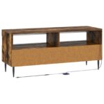 vidaXL LED TV kabinet Dymový dub Kompozitné drevo – Obrázok 6
