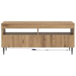 vidaXL LED TV kabinet Dub artisan Kompozitné drevo – Obrázok 4