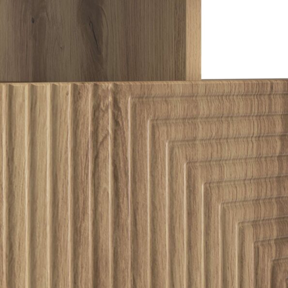 vidaXL LED TV kabinet Dub artisan Kompozitné drevo – Obrázok 7