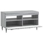 vidaXL LED TV kabinet Sivý Sonoma Kompozitné drevo – Obrázok 3