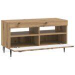 vidaXL LED TV kabinet Dub artisan Kompozitné drevo – Obrázok 3