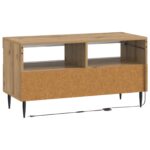 vidaXL LED TV kabinet Dub artisan Kompozitné drevo – Obrázok 6