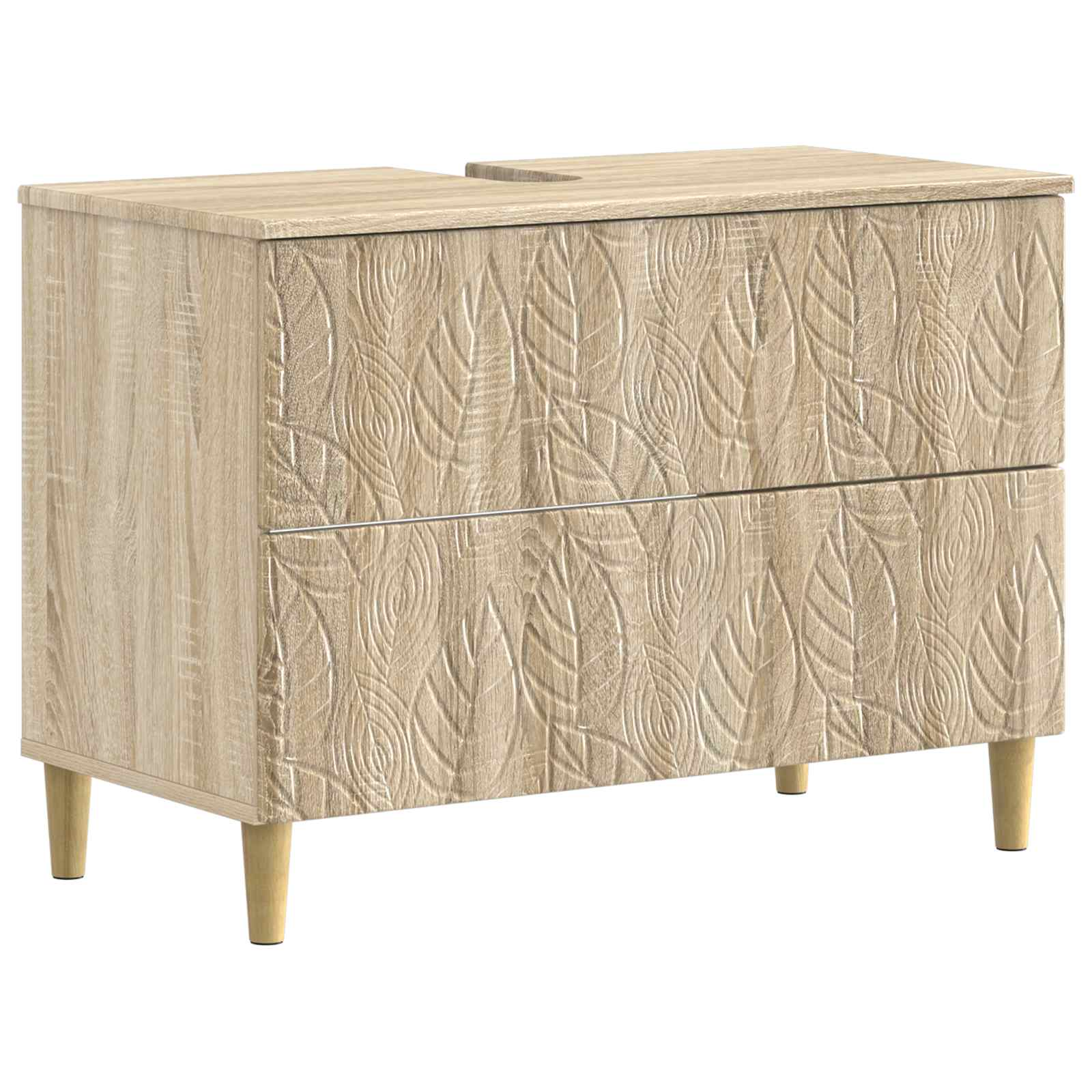 897017_1.jpg vidaXL Kúpeľňová skrinka pod umývadlo DELFT Dub sonoma 82 x 41 x 59 cm – Obrázok 1