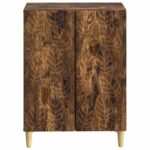 vidaXL Kúpeľňová úložná skriňa DELFT Dymový dub 59,5 x 31 x 80 cm – Obrázok 3