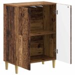 vidaXL Kúpeľňová úložná skriňa DELFT Staré drevo 59,5 x 31 x 80 cm – Obrázok 2