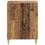 vidaXL Kúpeľňová úložná skriňa DELFT Staré drevo 59,5 x 31 x 80 cm – Obrázok 3