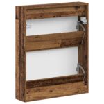 vidaXL Nástenný botník DELFT 71 x 17 x 86 cm Kompozitné drevo – Obrázok 5