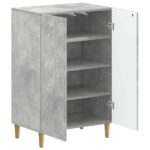 vidaXL Skriňa na topánky DELFT 59,5 x 39,5 x 90 cm Kompozitné drevo – Obrázok 2