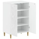 vidaXL Skriňa na topánky DELFT 59,5 x 39,5 x 90 cm Kompozitné drevo – Obrázok 2