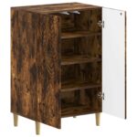 vidaXL Skriňa na topánky DELFT 59,5 x 39,5 x 90 cm Kompozitné drevo – Obrázok 2