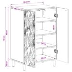 vidaXL Skriňa na topánky DELFT 59,5 x 39,5 x 90 cm Kompozitné drevo – Obrázok 8