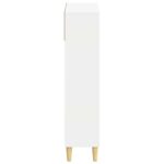 vidaXL Skriňa na topánky DELFT 78 x 24 x 103 cm Kompozitné drevo Biela – Obrázok 4