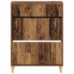 vidaXL Skriňa na topánky DELFT 78 x 24 x 103 cm Kompozitné drevo – Obrázok 3