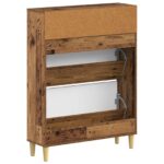 vidaXL Skriňa na topánky DELFT 78 x 24 x 103 cm Kompozitné drevo – Obrázok 5