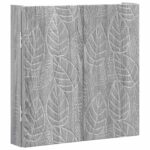 vidaXL Skriňa na terč DELFT Sivý Sonoma 52,5 x 10,5 x 53,5 cm – Obrázok 3