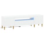 vidaXL LED TV kabinet Biela Kompozitné drevo