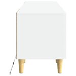 vidaXL LED TV kabinet Biela Kompozitné drevo – Obrázok 5