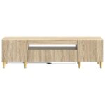 vidaXL LED TV kabinet Dub sonoma Kompozitné drevo – Obrázok 4