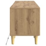 vidaXL LED TV kabinet Dub artisan Kompozitné drevo – Obrázok 5