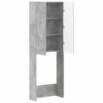 vidaXL Toaletná skriňa DELFT Betónovo sivá 66 x 25,5 x 190 cm – Obrázok 2