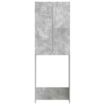 vidaXL Toaletná skriňa DELFT Betónovo sivá 66 x 25,5 x 190 cm – Obrázok 3