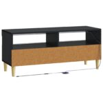 vidaXL LED TV kabinet Čierna Kompozitné drevo – Obrázok 6